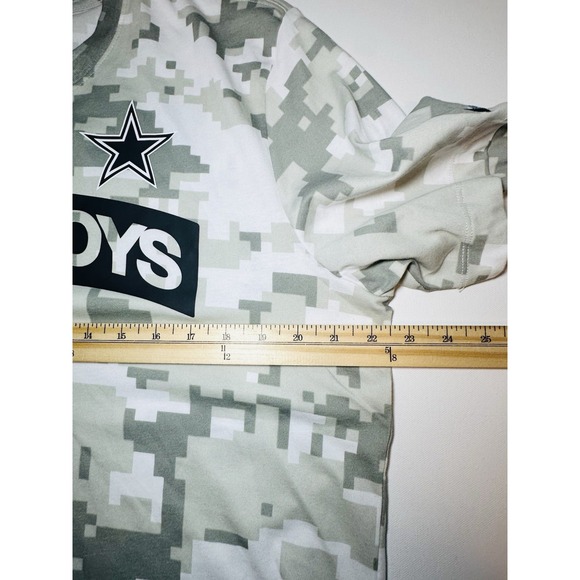 Nike Men's *NWT* Camo Dallas Cowboys 2024 Salute to Service Gray T-Shirt LARGE - Picture 11 of 11